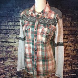 Button down long sleeve shirt